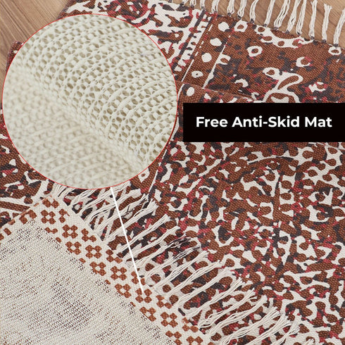 Afterglow Gold Dhurrie